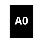 A0 (841 x 1189 mm)