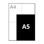 A5 (148 x 210 mm)