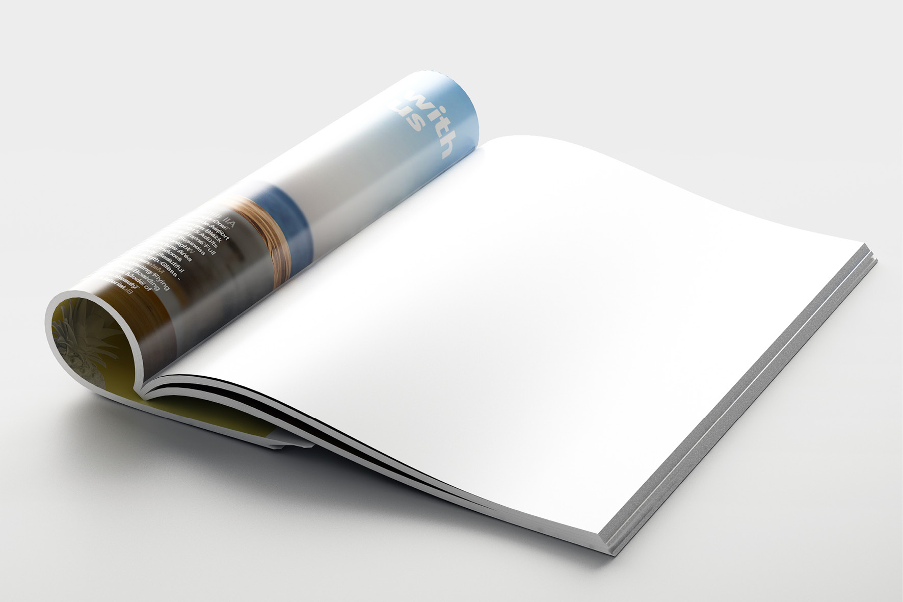 Gelijmde brochure Gelijmde brochure