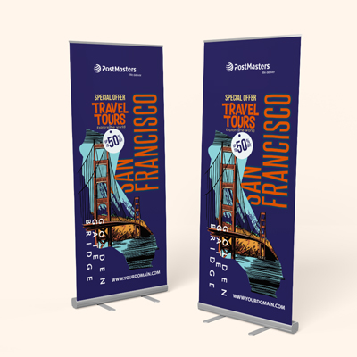 mini rol up banner