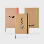 Notitieboek A5 gerecycled kraft