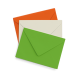 Enveloppen gekleurd