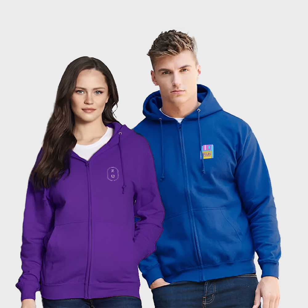 Herenhoodie met rits Herenhoodie met rits