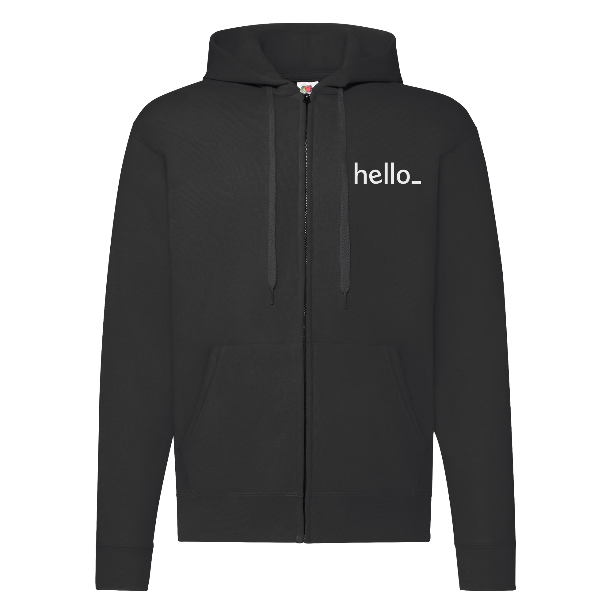 Budget hoodie met rits Fruit of the Loom Budget hoodie met rits Fruit of the Loom